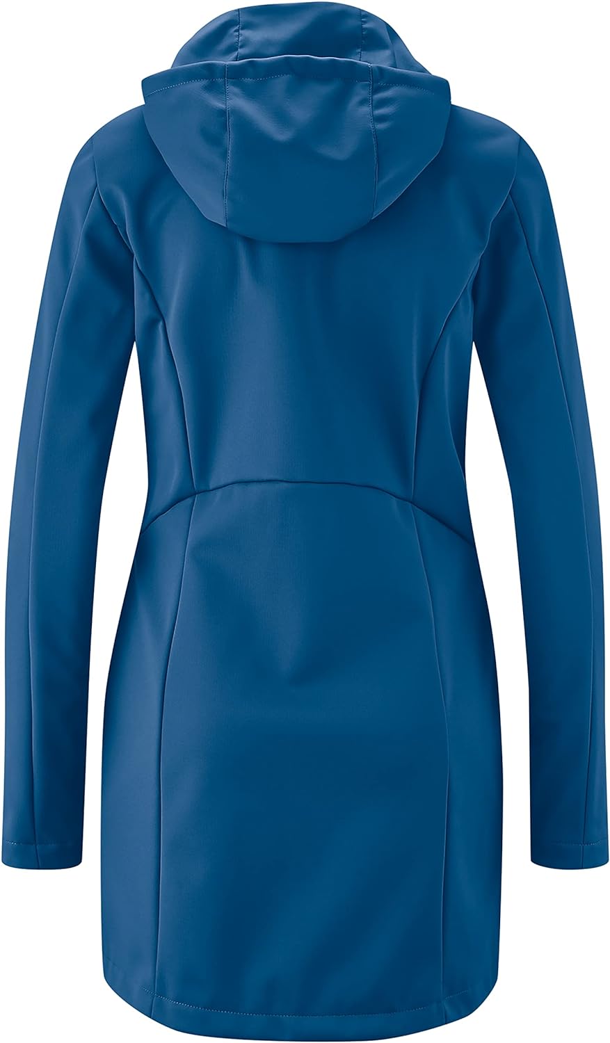 Maier Sports Damen Selina Mantel, atmungsaktiver Softshellmantel mit verstellbarer Kapuze, Winter Ou