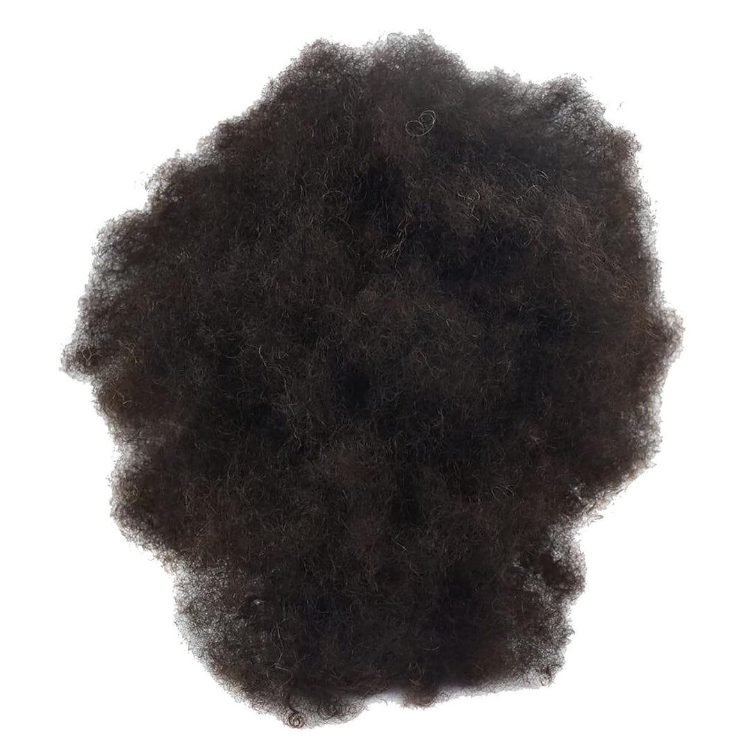 Tcwuzick Ausbildung Kopf African American mit 100% Echthaar Schaufensterpuppe Kopf Kosmetologie Afro