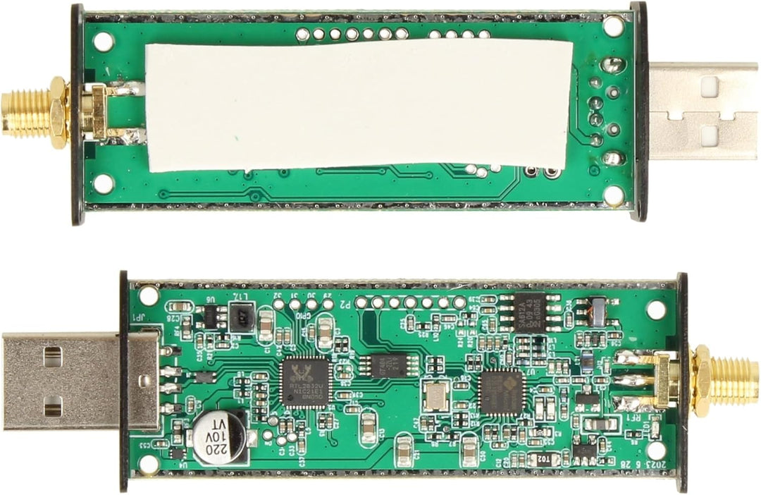 RTL-SDR Blog V4 + Moonraker GSCAN II Scanner Antenne Bundle 25-2000 MHz, 60 cm, Magnetfuss – Komplet