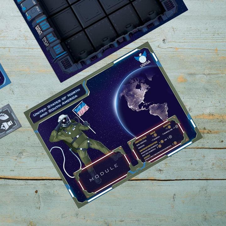 iDventure Escaping Earth Semi-kooperatives Strategiespiel mit Bluff Elementen | 2-4 Spieler | Ab 10+