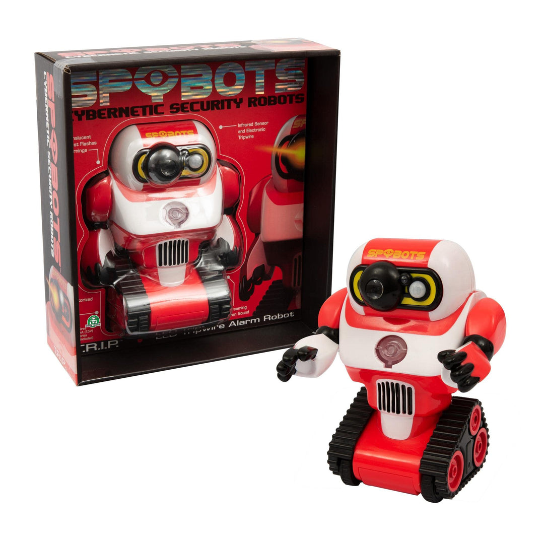 Giochi Preziosi Spy Bots - T.R.I.P. Leistungsstarker Roboter mit LED-Strahlenfalle mit ihm an Ihrer