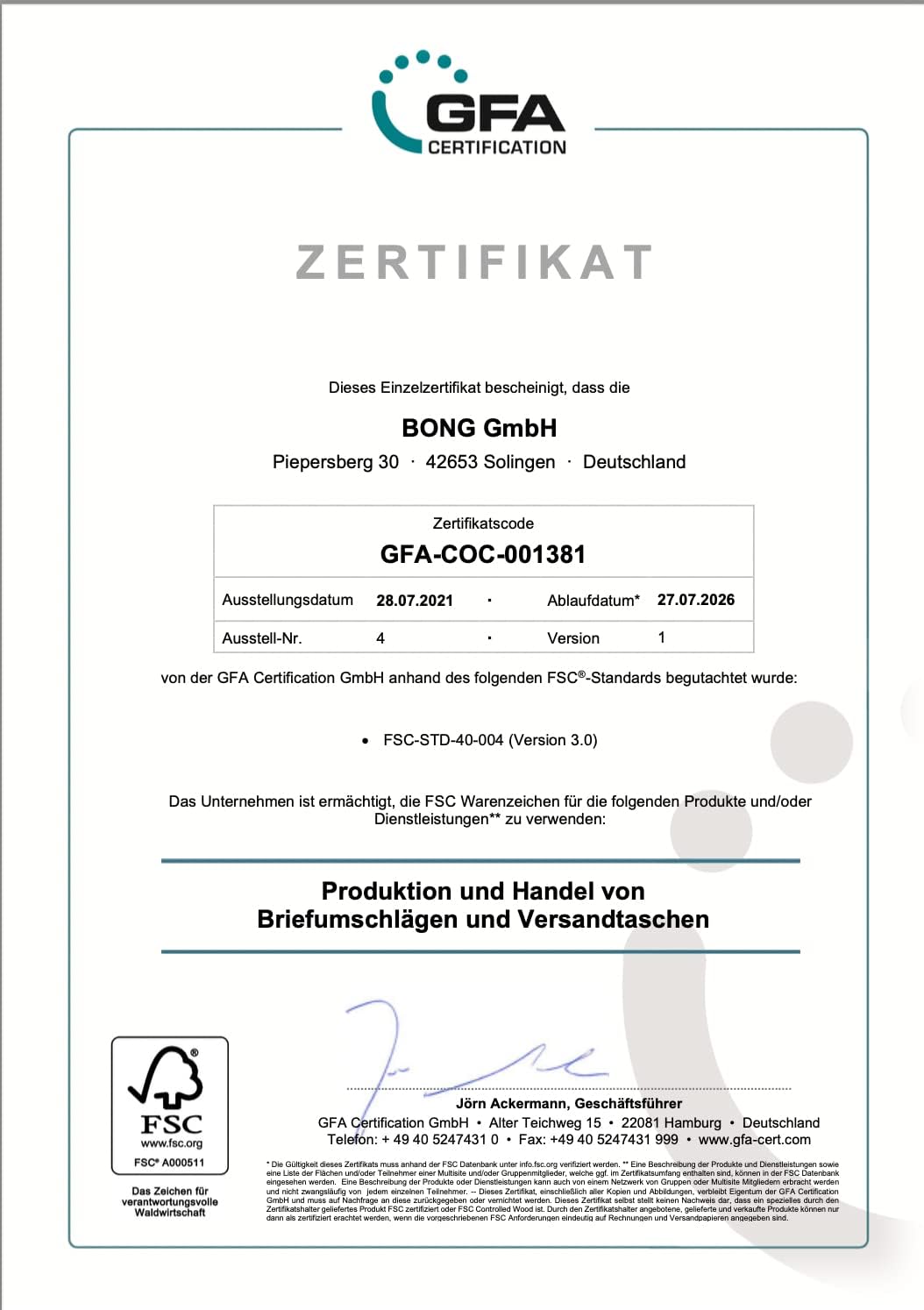 beECO Briefumschläge DIN lang (500 Stück), ohne Fenster haftklebend, Briefumschlag aus 100% Recyclin