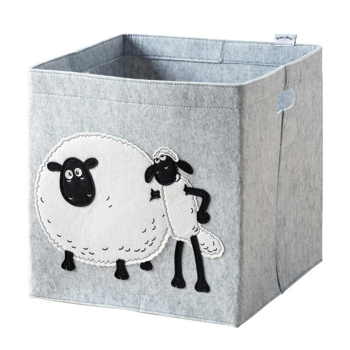 meets Shaun das Schaf Aufbewahrungsbox für Kinder – Filz-Box mit dem kultigen Schaf zum Verstauen vo