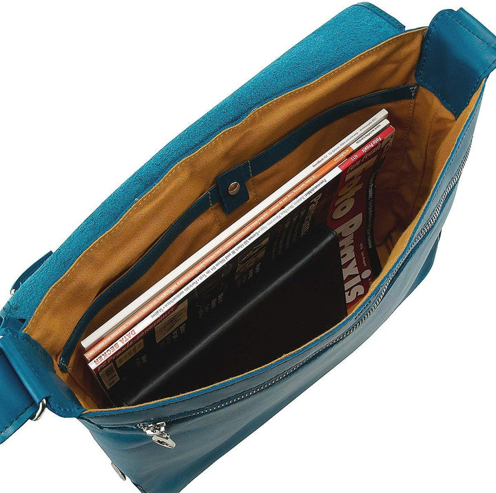 Harolds Jil Kuriertasche aus Leder 36 cm braun