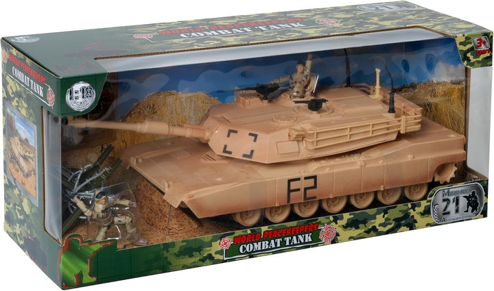 Peterkin World Peace Keepers Panzerkampfwagen mit 3 Figuren & Zubehör