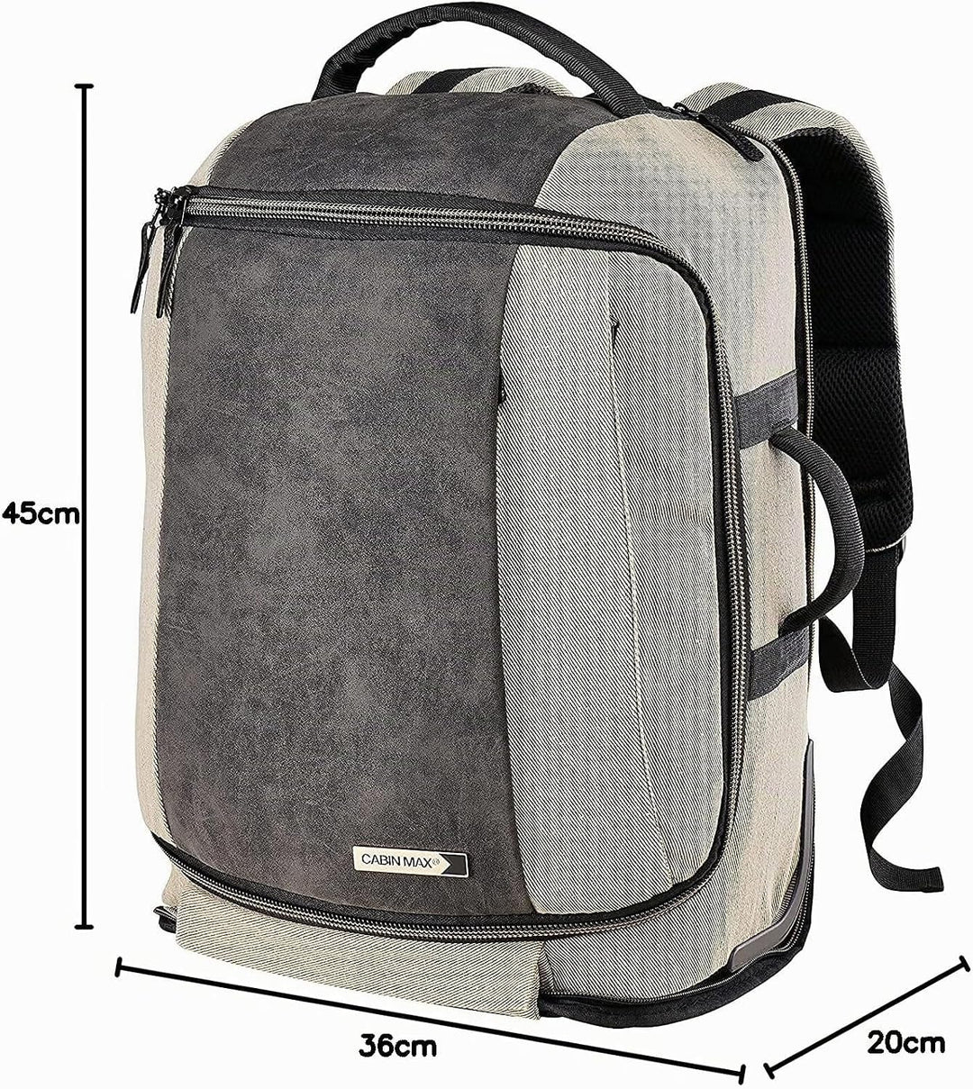 Cabin Max für Easyjet Handgepäck 45x36x20 Rucksack, Reisetasche für unter den Sitz, Handgepäck Tasch