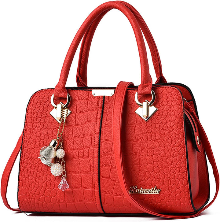 FANDARE Damen Handtasche Umhängetasche Frauen Schulterbeutel Shopper Tote Reise Henkeltasche Schulte