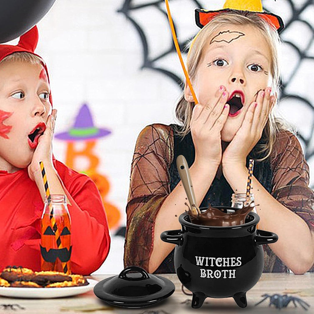 Generisch Suppen- Keramischer schwarzer Suppen-Dip-als Dekorationsstück | Halloween-Süssigkeitenscha