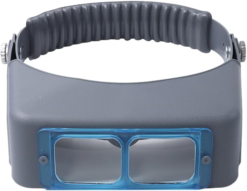 Sarini Professional Headband Magnifier with Double Lens Jewelry Loupe,Binocular Magnifier for Repair