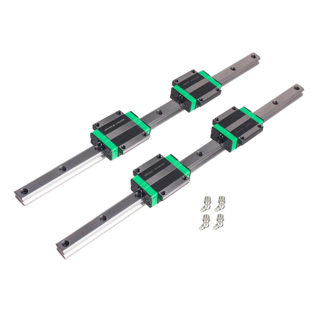 Linearführung 2 Stücke HGR20 300mm Linearschiene mit 4 Stücke HGW20CC Lagerblöcken für DIY 3D Drucke