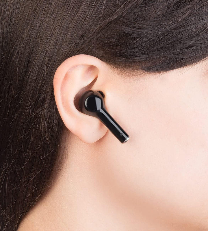 auvisio Kassettenrecorder: Mobiler Kassettenspieler, Bluetooth-Transmitter + In-Ear-Headseat (Kasset