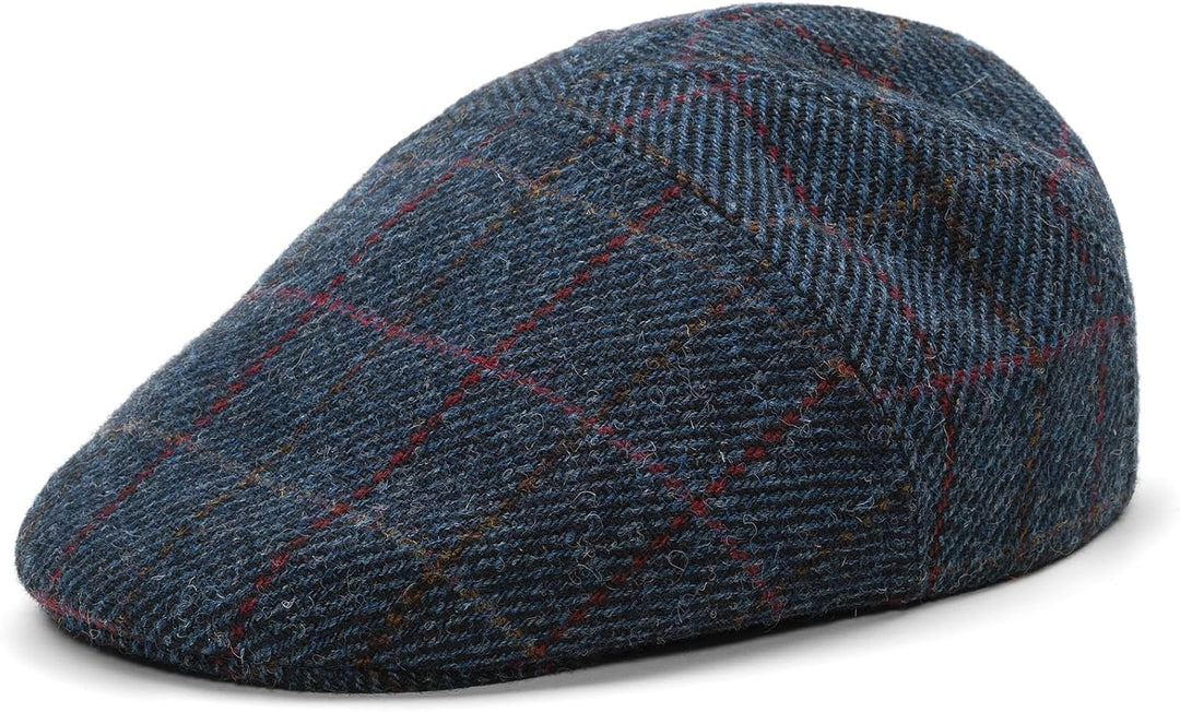 Sterkowski Ivy Five | 100% Harris Tweed Schirmmütze für Herren und Damen | Elegant Praktisch Flat Ca