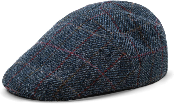 Sterkowski Ivy Five | 100% Harris Tweed Schirmmütze für Herren und Damen | Elegant Praktisch Flat Ca