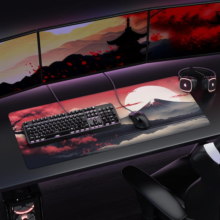 TITANWOLF - XXL Speed Gaming Mauspad 900 x 400mm - XXL Mousepad - Tischunterlage Large Size - verbes
