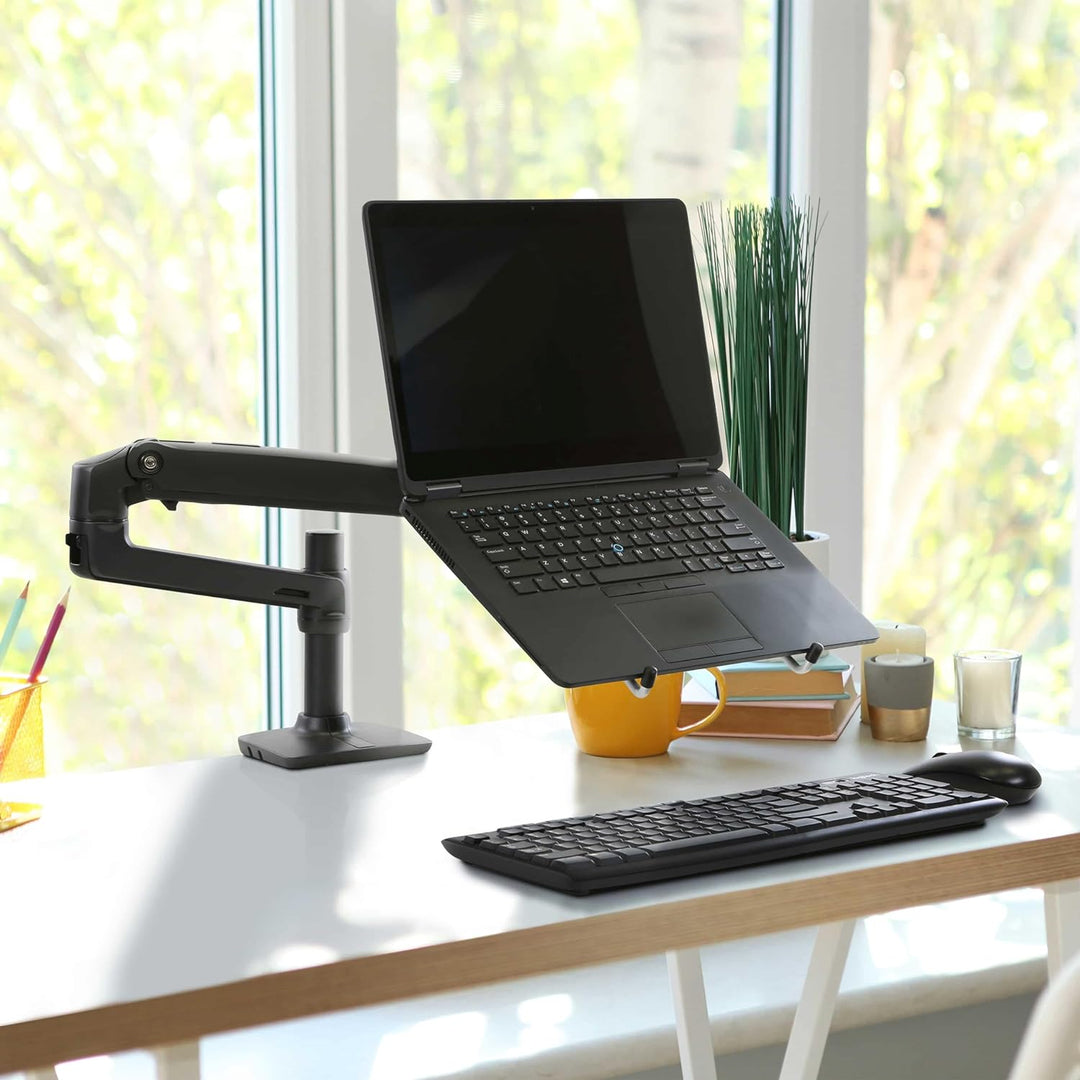Ergotron 50-193-200 LX Notebook and Dual Desk Mount Arms schwarz