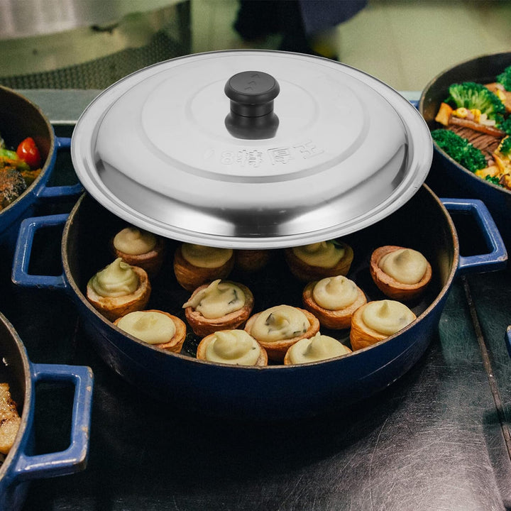 Garneck Topfdeckel Aus Edelstahl Glas Topfabdeckung Mini-pfannendeckel Ersatz Pfannendeckel Edelstah