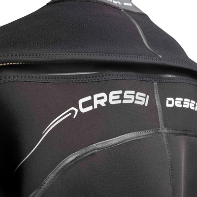 Cressi Desert Lady Dry Suit 4mm HD - Women's Diving Dry Suit, Black XL/5, XL/5