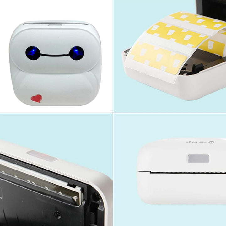 WingFly Mini Drucker Fotodrucker Thermofotodrucker Bild Fotoetiketten Memo Quittungspapierdrucker Ta