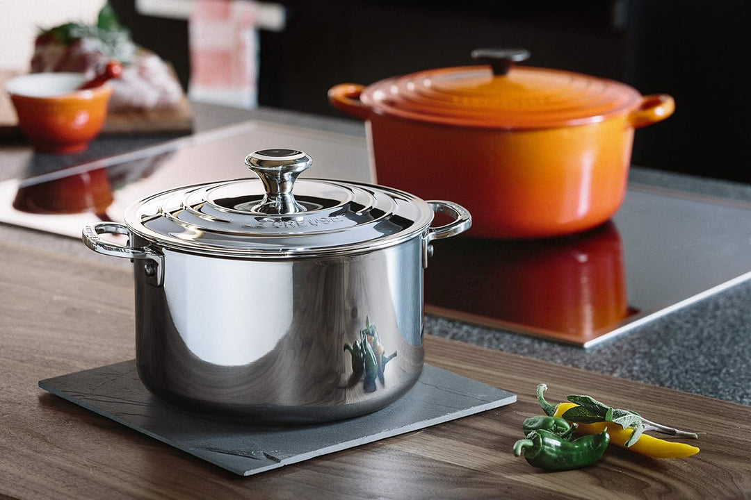 Le Creuset Suppentopf 3-ply PLUS Edelstahl, 28 cm, 96604828000000 10.3 Liter, 10.3 Liter