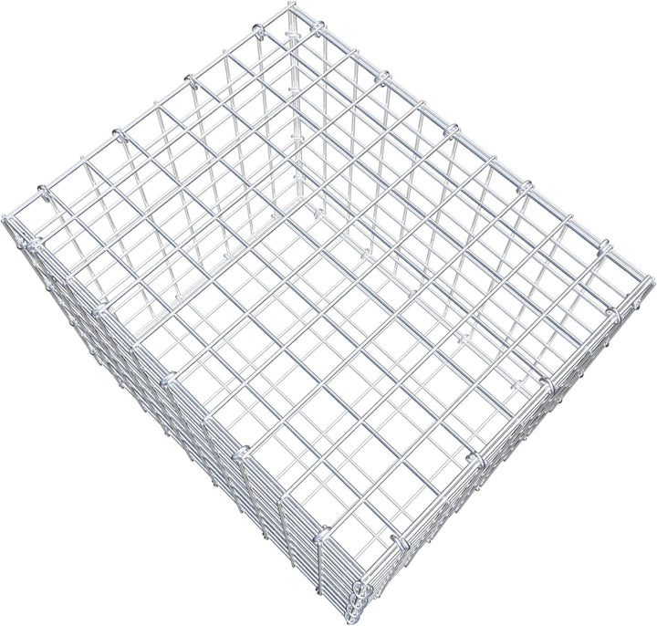 GABIONA Steinkorb-Gabione eckig, Maschenweite 5 x 5 cm, Tiefe 40 cm, Gabione 50 x 40 x 40 cm (L x H