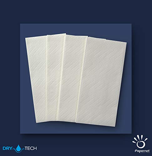 Papernet 407552 DRYTECH W Falz Falthandtücher, Zellstoff, Wave Prägung, 2-Lagen, Weiss (VE 2000 Stue