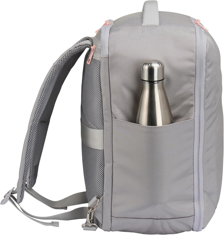 Cabin Max Handgepäck-Rucksack Backpack Reiserucksack Ryanair 40x30x20 24L 40 x 30 x 20cm Grau und Ro