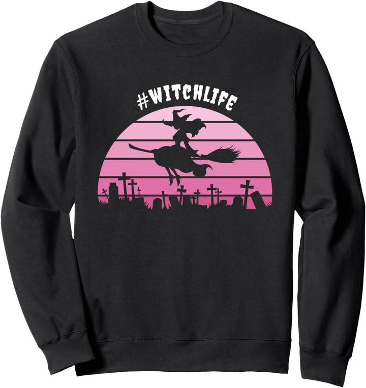 Damen Hexe Witchlife Hexenkostüm Sweatshirt