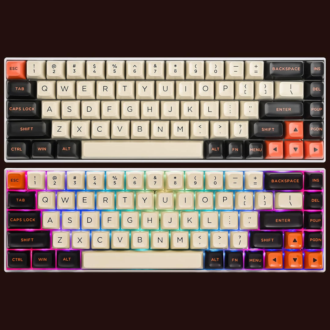 SOLIDEE 150 Tastenkappen ASA Profil PBT Key Cap Set für Cherry Mx Gateron Kailh Schalter 60% 65% TKL