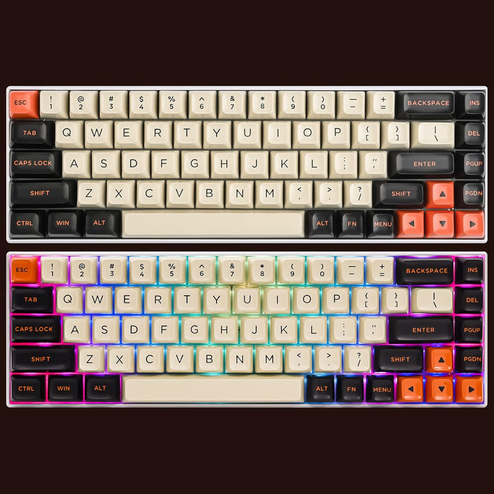 SOLIDEE 150 Tastenkappen ASA Profil PBT Key Cap Set für Cherry Mx Gateron Kailh Schalter 60% 65% TKL