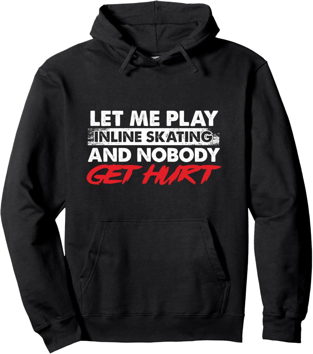 Inline Skating Verletzung Skater Skaten Inlines Geschenk Pullover Hoodie