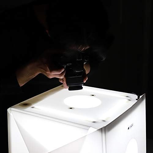Foldio2 Plus (Lichtzelt für Produktfotografie / 40 x 40 cm / Tragbares Studio, dimmbare LED-Chips, C