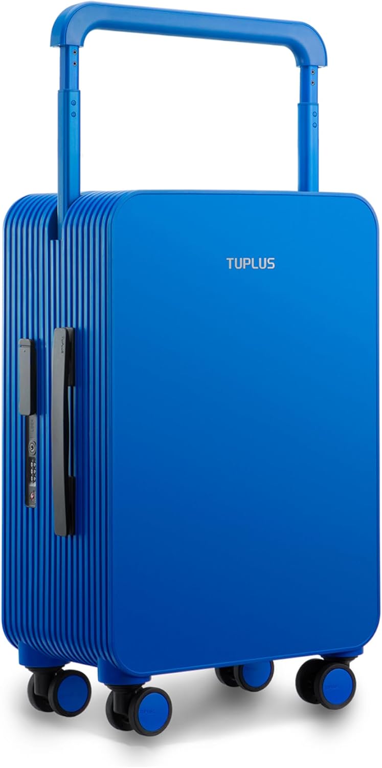 TUPLUS Koffer Trolley ABS Rollkoffer mit 4 Rollen Reisekoffer Handgepäck Hartschalenkoffer mit TSA S