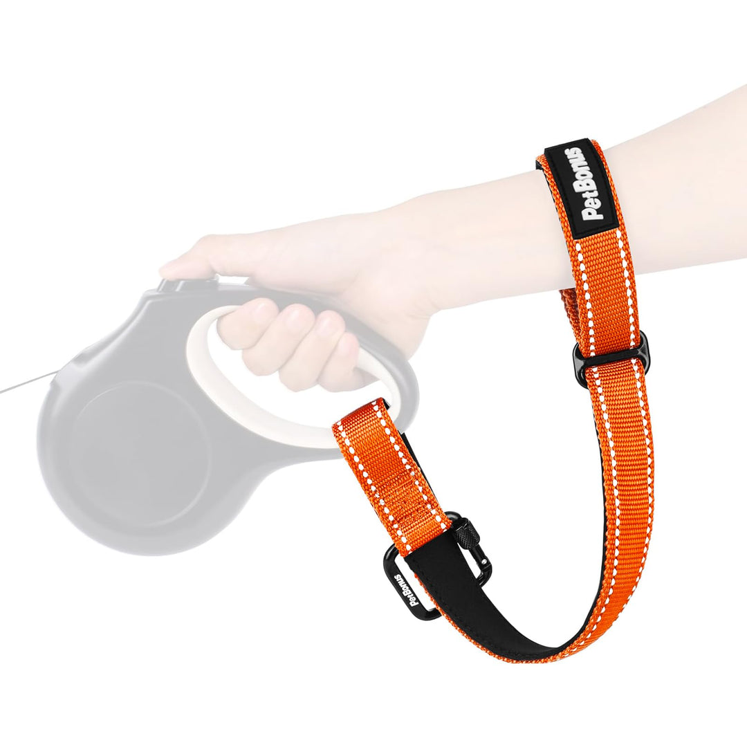 PetBonus Hundeleine Handgelenkriemen, Sicherheitsriemen für Rollleine Hundeleine und Kinderwagen, Ab