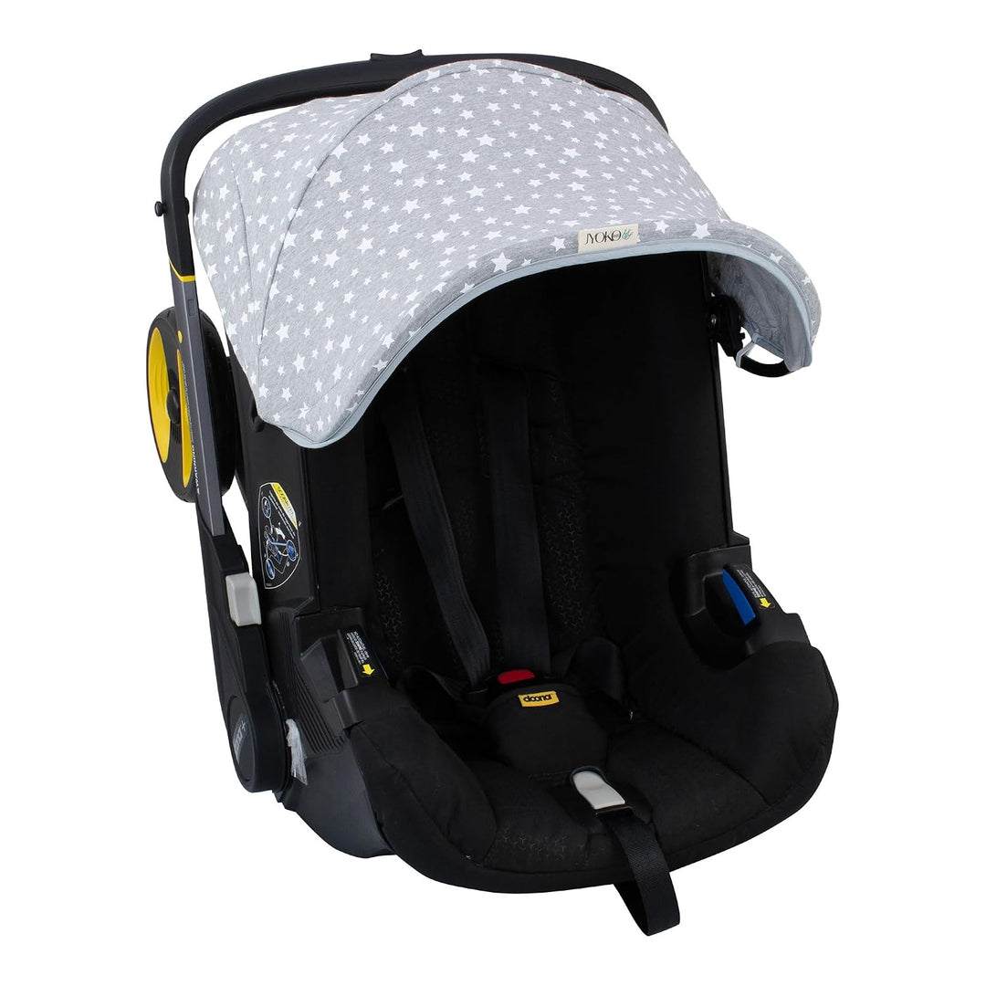 JYOKO KIDS Verdeck für Autositz und Kinderwagen, kompatibel mit Doona, aus 100% Baumwolle (Verdeck,