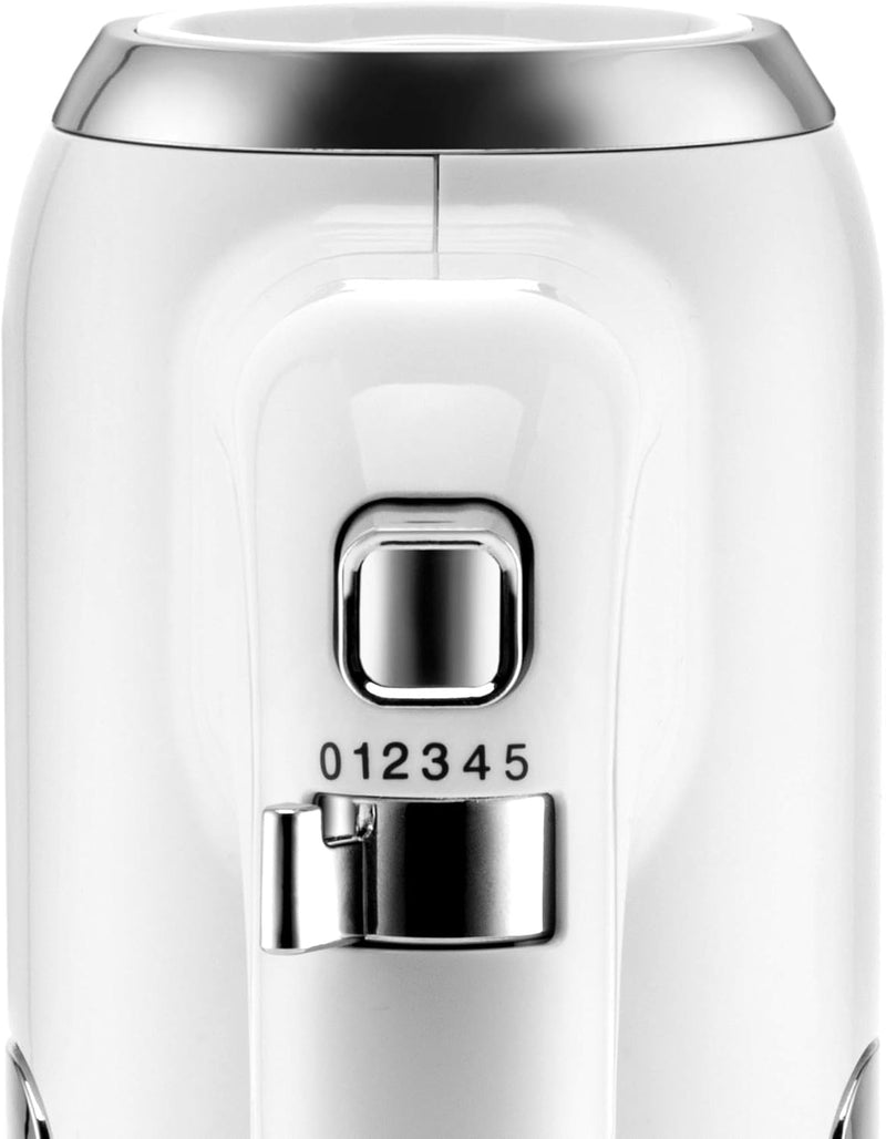 Unold 78710 Handmixer - MIxer, Weiss, 450W, Edelstahl, BPA-frei, spülmaschinengeeignet, 5 Geschwindi