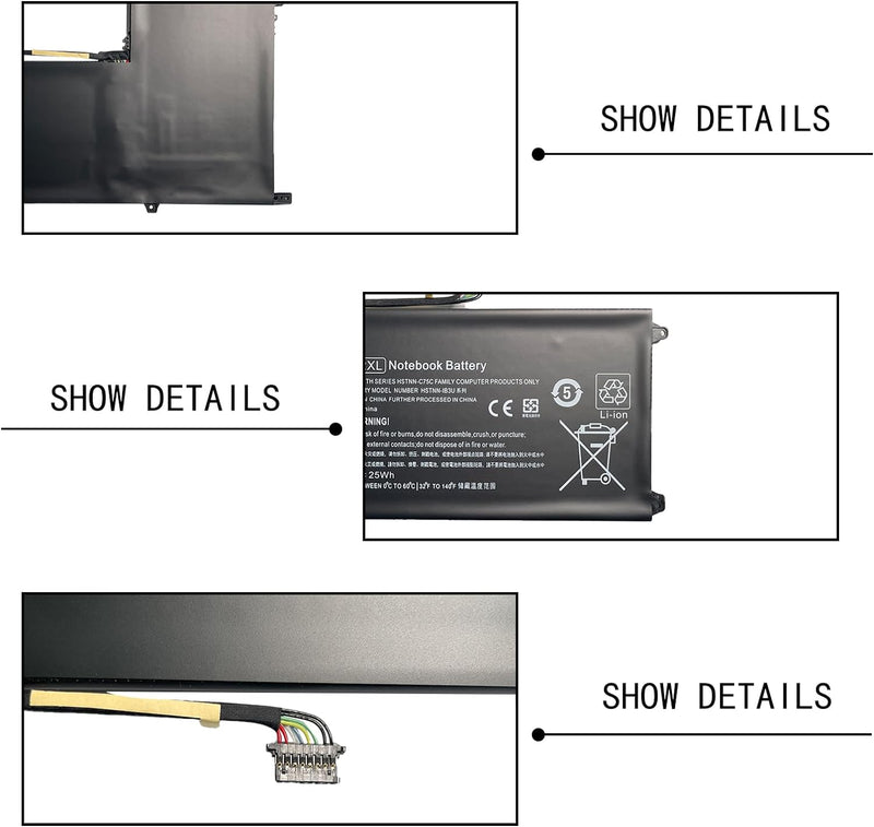 AT02XL AT02025XL D7X24PA D3H85UT 99TA026H Laptop Akkus für HP Elitepad 900 G1 Table HSTNN-C75C HSTNN