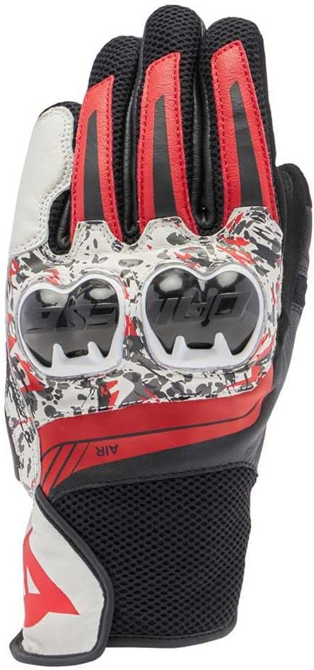 Dainese - Mig 3 Unisex Gloves, Leder-Motorradhandschuhe, Knöchelschutz, Touchscreen, für Männer und