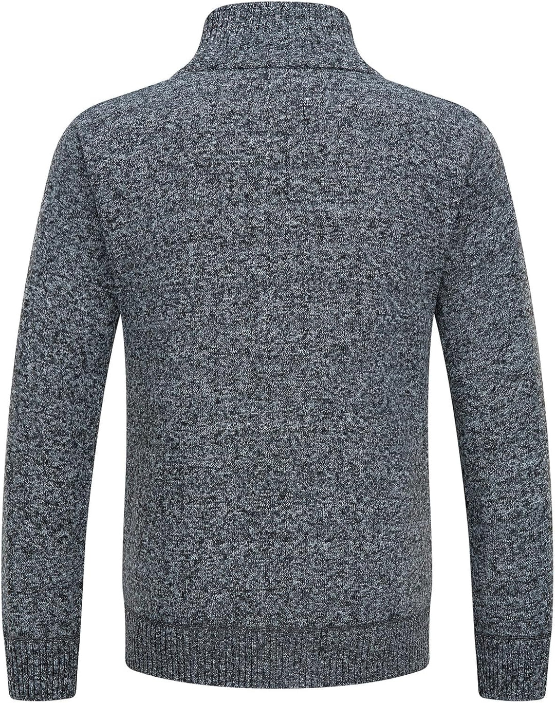 KUDORO Strickjacke Herren Cardigan Trachtenjacke mit Reissverschluss Gestrickt Wintermantel Strickja