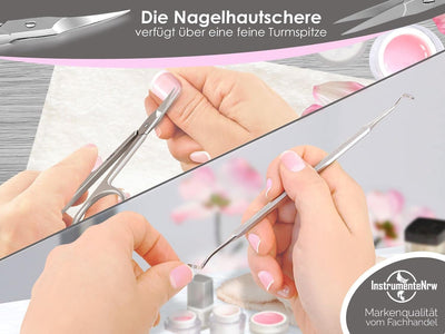 Fusspflege-Instrumente Set 21-Teilig inklusive Nagelzangen, Fusspflegeinstrumente, Pinzeten