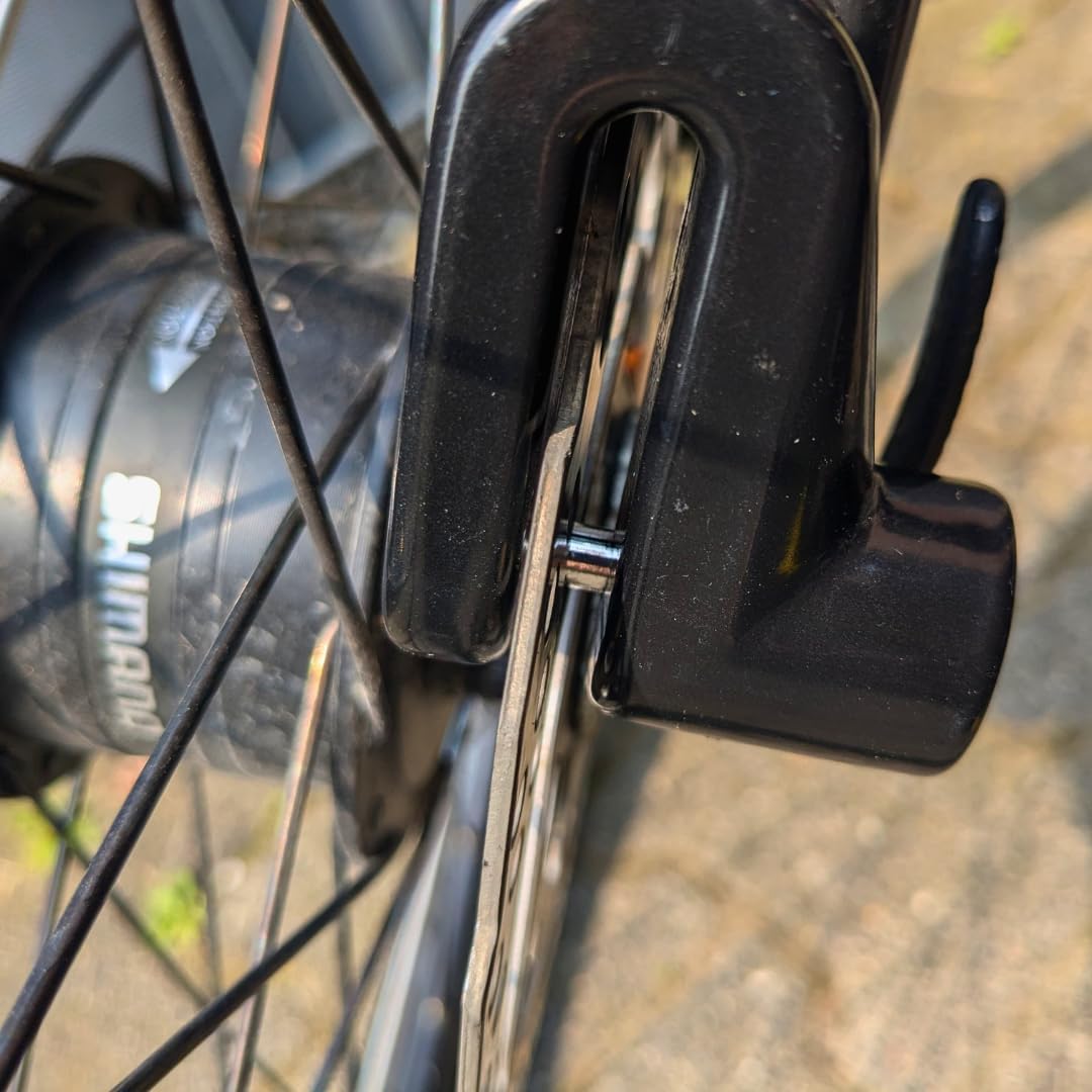 Bremsscheibenschloss 170 mit Halterung – robustes, wetterfestes Schloss für Motorrad & Fahrrad – kom