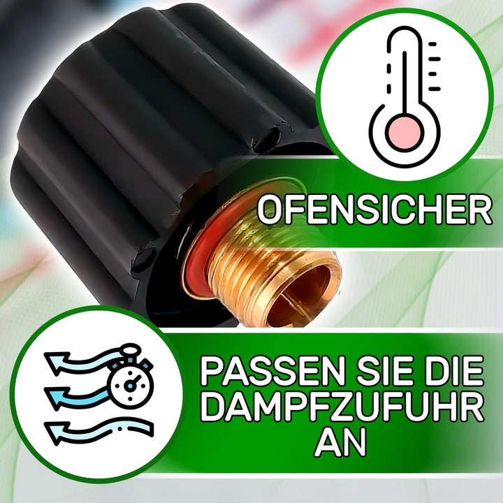 Ventil mit Aussengewinde 3/8" und Betriebsdruck 4,5 Bar für Polti Vaporetto oder für Polti Vaporella