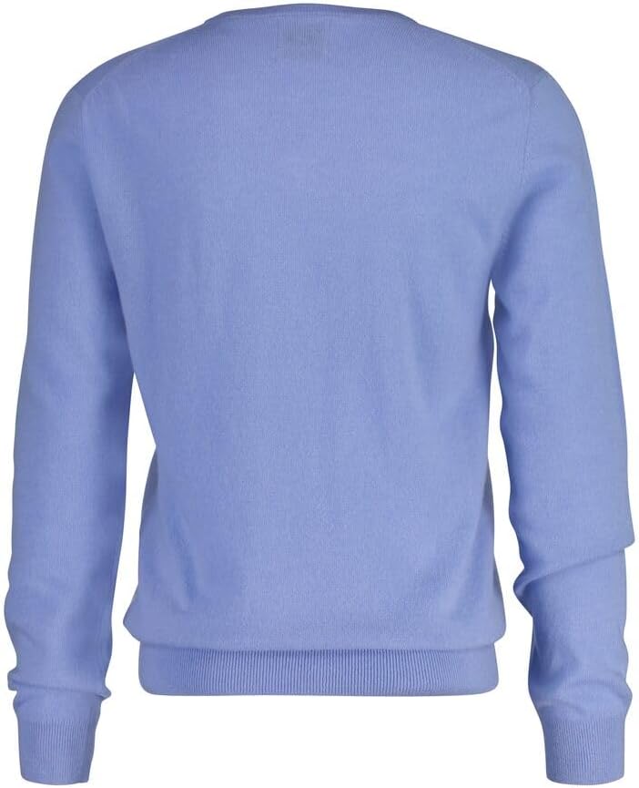 Gant Herren Extrafine Lambswool V-Neck Pullover (1er Pack) XXL Clear Sky, XXL Clear Sky