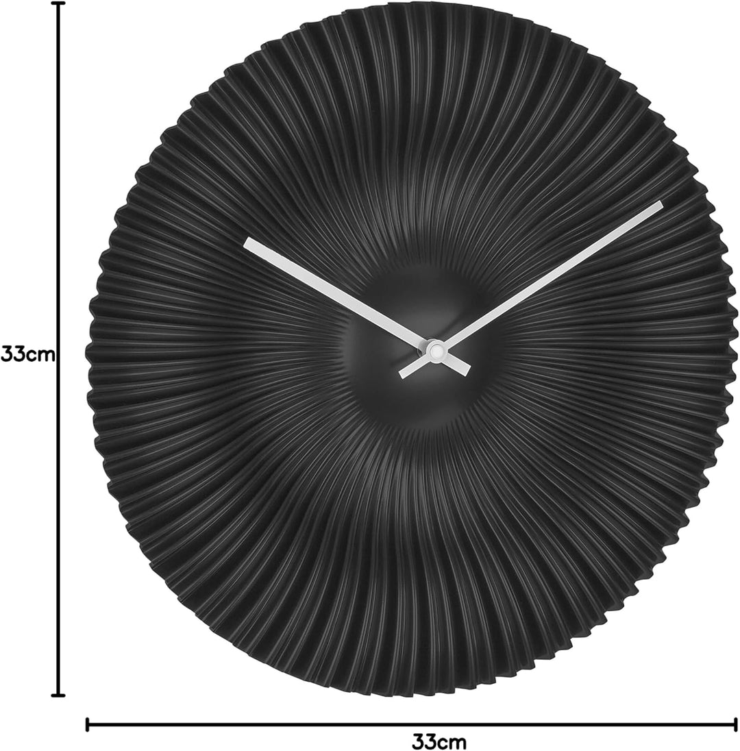 TFA Dostmann Funk Design-Wanduhr Rokoko, 60.3520.01, analog, exklusiv für TFA designt, extravagant,
