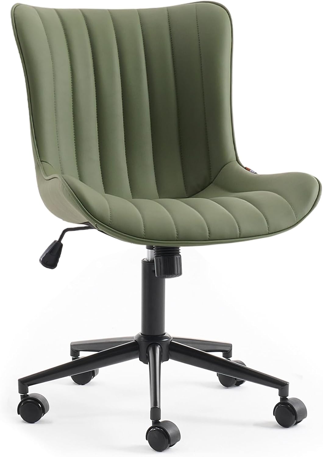 YOUTASTE Bürostuhl Ergonomisch, Schreibtischstuhl Höhenverstellbar, Bürostuhl mit PU-Leder & Rollen,