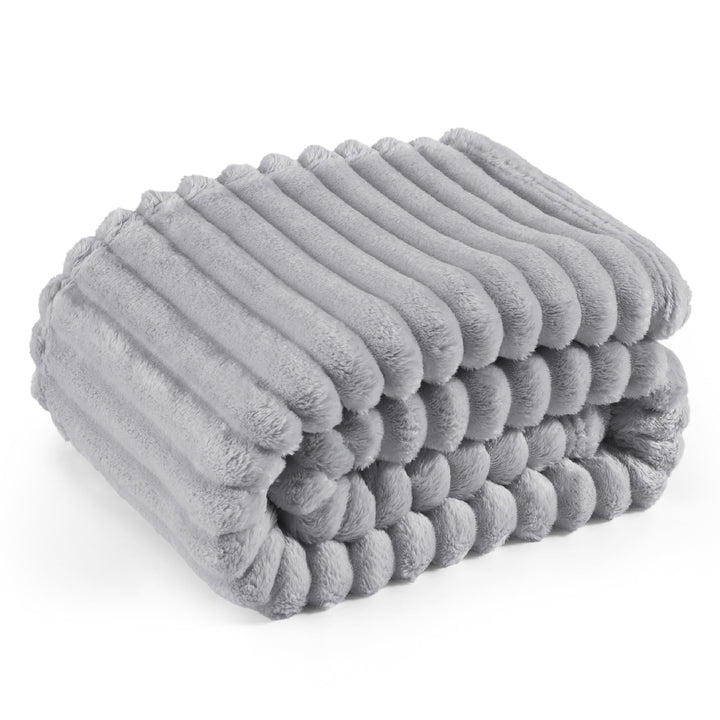 BEDSURE Kuscheldecke Flauschig Decke Fleecedecke – Weiche Warme Grobe Korddecke Gemütlicher Überwurf