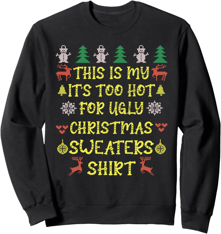 Hässliches Weihnachtspullover, lustiges Weihnachtspyjama-Kostüm Sweatshirt