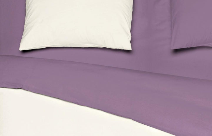MISTRAL HOME Uni Einfarbig Wende Bettwäsche Edel Perkal 100% Ägyptische Baumwolle, Farbe:Pristine-Li