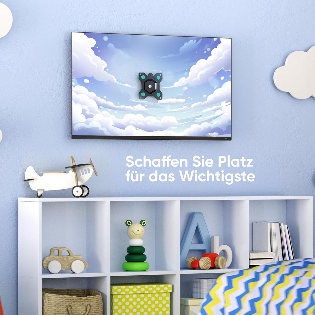 ONKRON PC Monitor Wandhalterung Flach für 10-35 Zoll Bildschirme bis zu 20 kg - Fernseh Wandhalterun