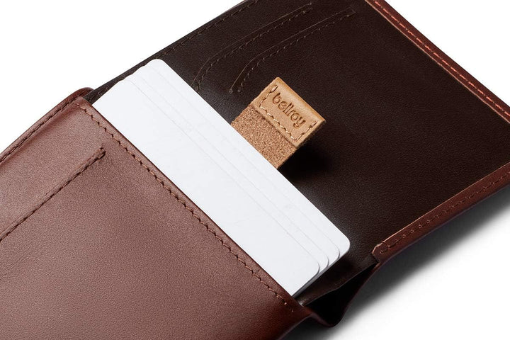 Bellroy Note Sleeve – dünne Lederbörse, mit RFID-Schutz (max. 11 Karten Plus Scheine) - Cocoa - Rfid