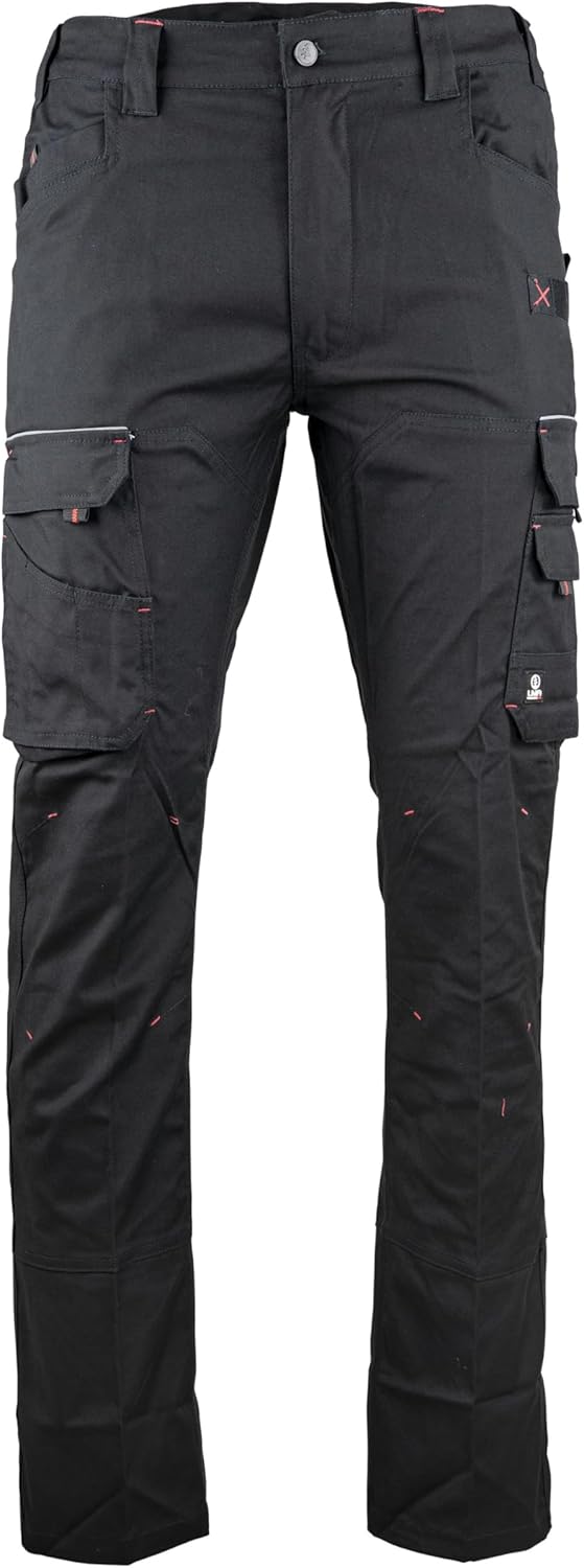 LMA Workwear 1425 BASALTE Stretch Hose, Grösse 44, Schwarz 44 Schwarz, 44 Schwarz